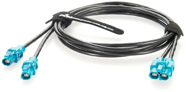 Main image of Original Rosenberger E6K10B-1CAZ5-Z to E6K10A-1CAZ5-Z H-MTD Automotive Ethernet Cable Assembly 10Gbps H-MTD Dual Cavity to Single Cavity Harness GG 2Speed 251 for ADAS, Autonomous Driving(1M/3.28FT)