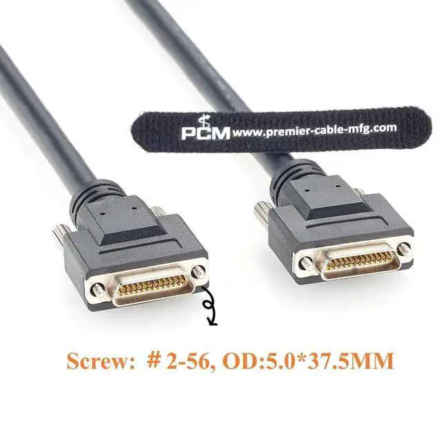 Alt view image 5 of 7 - Micro-D 25 Pin Micro DB25 Female to Female Cable for LXI DIO Trigger