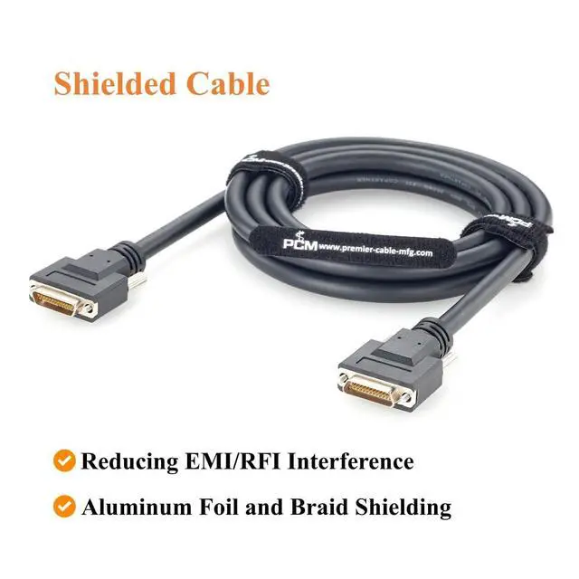 Alt view image 6 of 7 - Micro-D 25 Pin Micro DB25 Female to Female Cable for LXI DIO Trigger