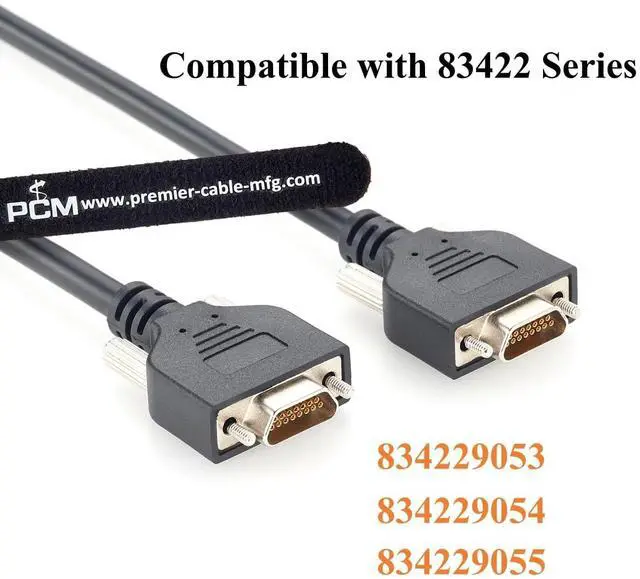 Alt view image 3 of 7 - Micro-D 15 Pin Micro DB15 Female to Female Cable (2M/6.6FT)