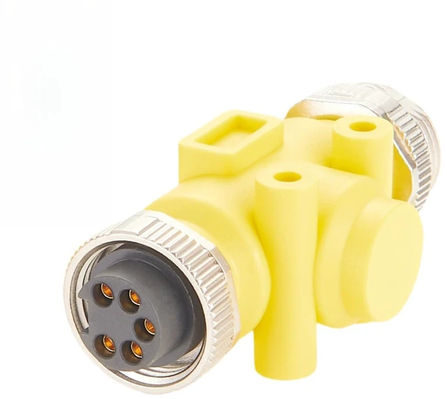 Alt view image 4 of 5 - Mini-Change 7/8" 5Pin Female to Female Circular Connector IP67 Waterproof Inline Feedthrough Coupler Gender Changer Mini-C Adapter for DeviceNet CANbus CANopen NMEA 2000