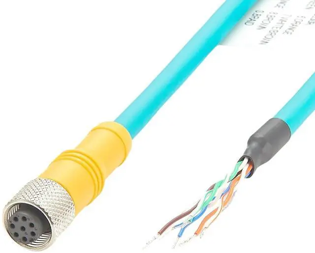 Alt view image 4 of 6 - M12 8Pin A Code to Open End GPIO I/O Power Trigger Breakout Industrial Camera Cable Compatible Cognex CCB-84901-0101-02 CCB-84901-0102-05 In-Sight 5000 Series Vision Sensor System (2M/6.6FT)