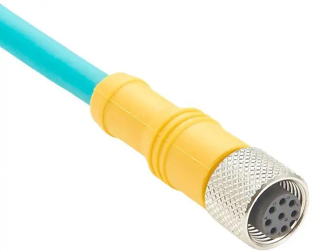 Alt view image 5 of 6 - M12 8Pin A Code to Open End GPIO I/O Power Trigger Breakout Industrial Camera Cable Compatible Cognex CCB-84901-0101-02 CCB-84901-0102-05 In-Sight 5000 Series Vision Sensor System (2M/6.6FT)