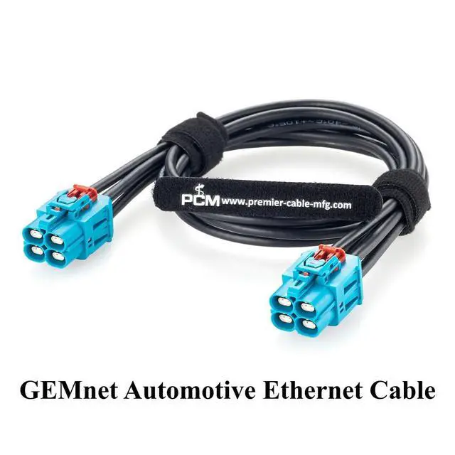 Alt view image 6 of 7 - TE Quad GEMnet Z Code Female to Female Automotive Ethernet Cable(1.64FT)