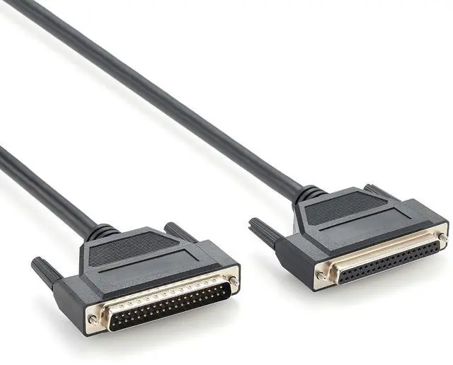 Main image of DB37 Male to Female Extension Cable 37 Pin D-Sub Shielded Cable (2M/6.6FT)
