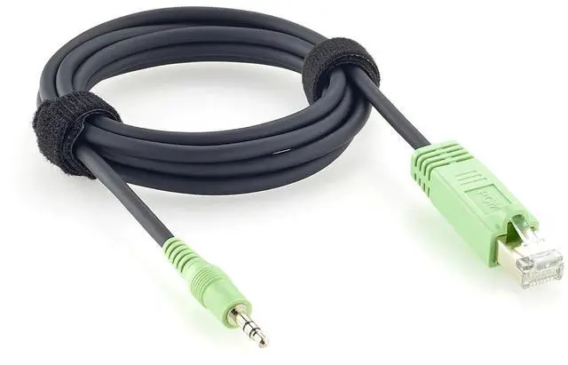 Main image of RJ45 Male to 3.5mm 1/8'' TRS Stereo Audio Cable for Sound Boards (1.8M/6FT)