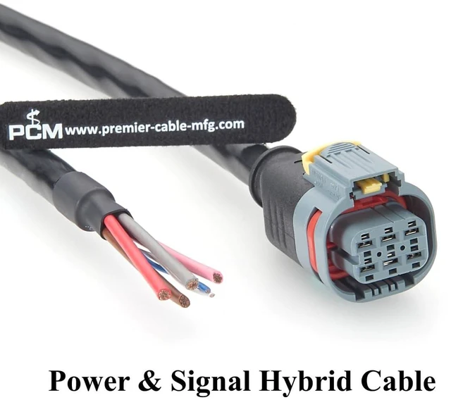 Alt view image 5 of 7 - 1745078-1 TE AMP 6 Pin Female Pigtail Cable Compatible with IFM E12835 Power Signal Harness for Mobile Machinery (5M/16.4FT)