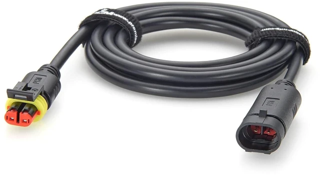Main image of 2 Pin TE AMP Superseal 1.5 Series Cable Assembly Waterproof Automotive Male to Female Connector 282104-1 282080-1 (2Pin, 2M/6.6FT)