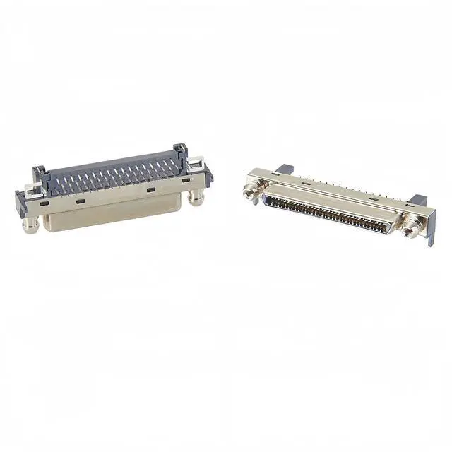 Main image of SCSI VHDCI 68 Pin Female Connector, Right Angle SMT PCB Mount Receptacle, 0.8mm Pitch (30PCS)