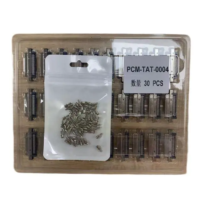 Alt view image 6 of 7 - SCSI VHDCI 68 Pin Female Connector, Right Angle SMT PCB Mount Receptacle, 0.8mm Pitch (30PCS)