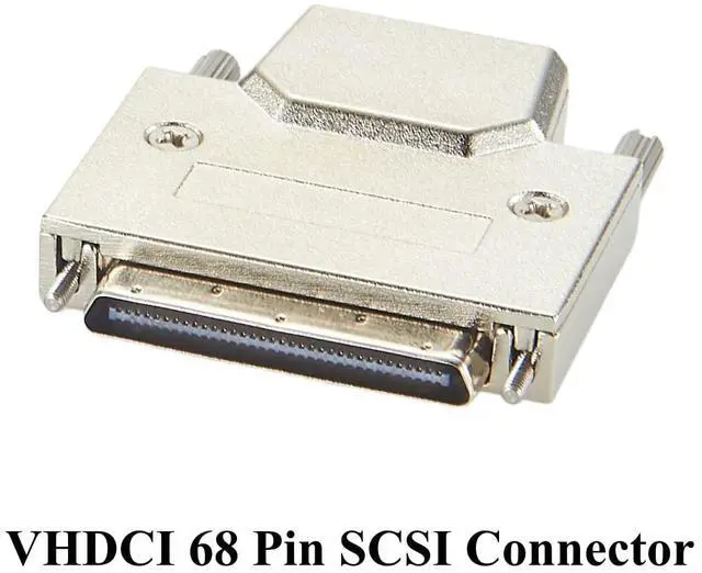 Alt view image 7 of 7 - SCSI VHDCI 68 Pin Male Connector 0.8mm Pitch Solder Type with Metal Shield Shell for DAQ, PCI Cards