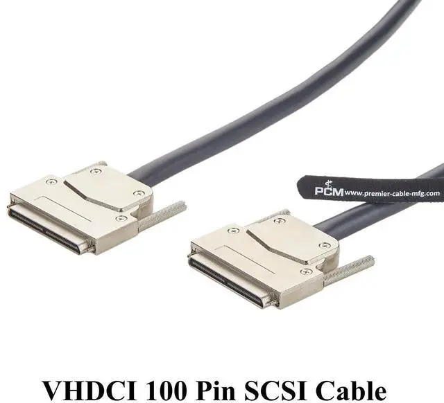 Alt view image 4 of 7 - VHDCI 100 Pin SCSI Cable Male to Male for RAID Storage, Data Acquisition (2M/6.6FT)