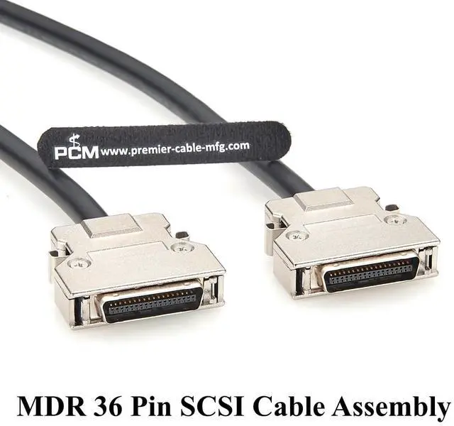 Alt view image 4 of 7 - HPCN 36 Pin MDR SCSI Cable HPCN36 Male to Male IDC Shielded Signal Cable Compatible with 10136-6000EC (2M/6.6FT)