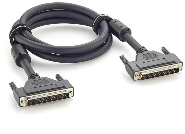 Main image of DB62 Male to Male Cable Compatible with PCL-10162 Series, High Density D-Sub 62 Pin Shielded DAQ I/O Signal Cable (2M/6.6FT)