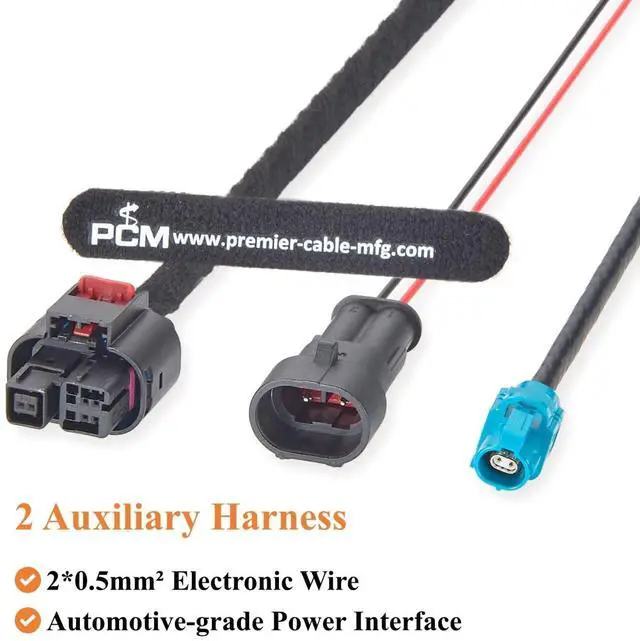 Alt view image 5 of 7 - TE MATEnet LiDAR Automotive Ethernet Breakout Cable 2387380-1 to H-MTD E6K10A-1CAZ5-Z & AMP Superseal 282104-1 Sensor Harness for ADAS, ECU, Domain Controller, NVIDIA Drive AGX Thor (2M/6.6FT)