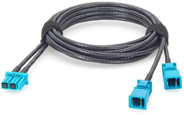 Main image of TE MATEnet Z Code Dual Port Female to Dual Male Automotive Ethernet Breakout Harness 100/1000BASE-T1 1Gbps Vehicle Network Cable 2307961-9 to 2302461-9 for ADAS, ECU, Domain Controller (2M/6.6FT)