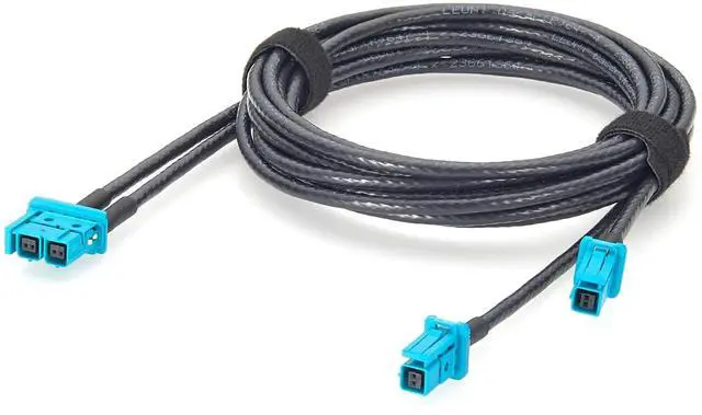 Main image of TE MATEnet Z Code Dual Port Female to Dual Single Port Female Automotive Ethernet Cable 2307961-9 to 2302510-9 100/1000BASE-T1 1Gbps Vehicle Network Cable for ADAS, ECU, Domain Controller (2M/6.6FT)