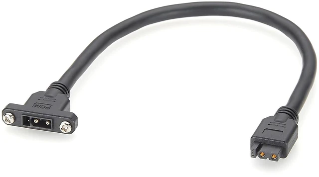 Main image of XT30 2+2 CAN Bus Extension Cable Screw Panel Mount Male to Female Shielded Power & Data Cable for CAN Network, 3D Printer, Robotics, Control Panels, Embedded Systems (0.3M/0.98FT)