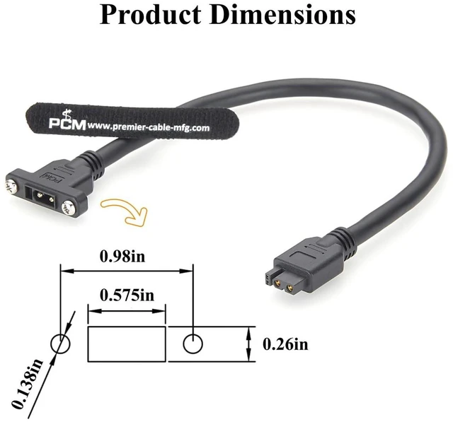 Alt view image 6 of 7 - XT30 2+2 CAN Bus Extension Cable Screw Panel Mount Male to Female Shielded Power & Data Cable for CAN Network, 3D Printer, Robotics, Control Panels, Embedded Systems (0.3M/0.98FT)