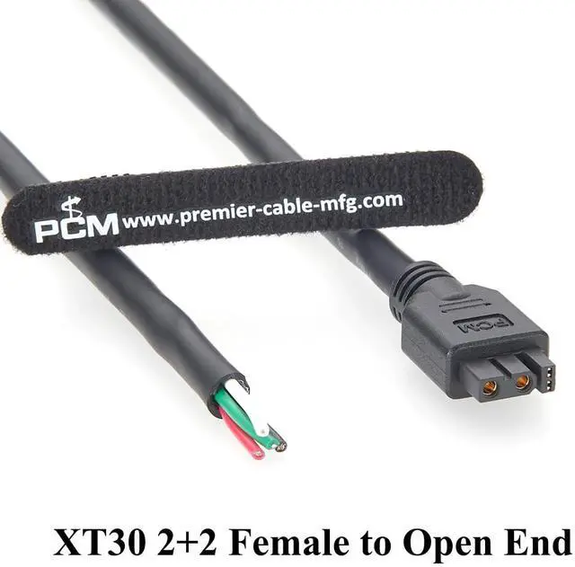 Alt view image 2 of 7 - XT30 2+2 CAN Bus Cable Shielded Power & Data Cable XT30 Female to Open End Wire for PwrCAN 13.2, 3D Printer, BTT EBB Toolhead, Robotics, Embedded Systems (3M/9.84FT)