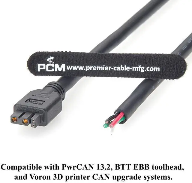 Alt view image 5 of 7 - XT30 2+2 CAN Bus Cable Shielded Power & Data Cable XT30 Female to Open End Wire for PwrCAN 13.2, 3D Printer, BTT EBB Toolhead, Robotics, Embedded Systems (3M/9.84FT)