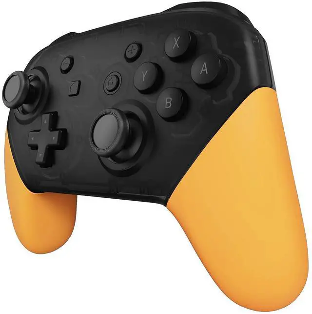 Main image of Caution Yellow Replacement Handle Grips for Nintendo Switch Pro Controller, Soft Touch DIY Hand Grip Shell for Nintendo Switch Pro - Controller NOT Included @