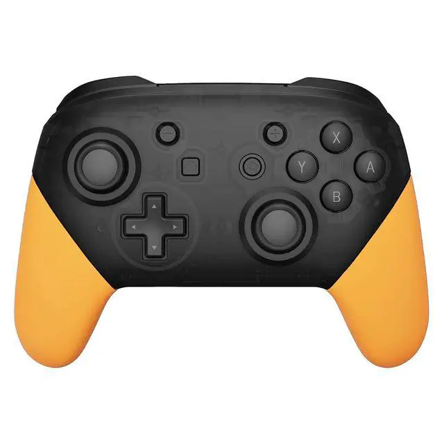 Alt view image 3 of 7 - Caution Yellow Replacement Handle Grips for Nintendo Switch Pro Controller, Soft Touch DIY Hand Grip Shell for Nintendo Switch Pro - Controller NOT Included @