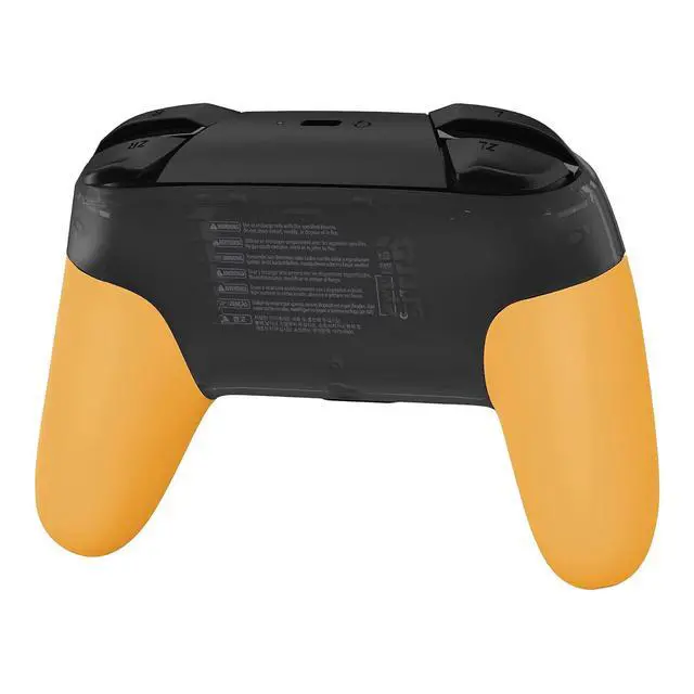 Alt view image 6 of 7 - Caution Yellow Replacement Handle Grips for Nintendo Switch Pro Controller, Soft Touch DIY Hand Grip Shell for Nintendo Switch Pro - Controller NOT Included @