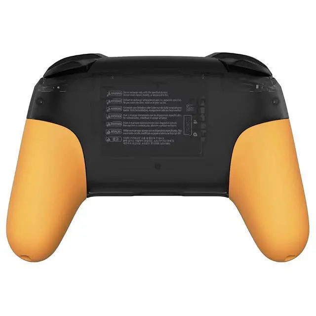 Alt view image 5 of 7 - Caution Yellow Replacement Handle Grips for Nintendo Switch Pro Controller, Soft Touch DIY Hand Grip Shell for Nintendo Switch Pro - Controller NOT Included @