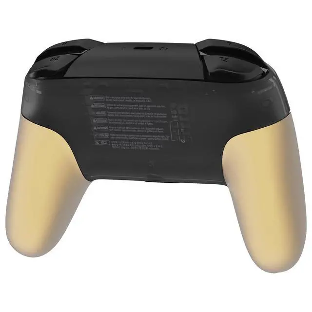 Alt view image 6 of 7 - Metallic Champagne Gold Replacement Handle Grips for Nintendo Switch Pro Controller, Soft Touch DIY Hand Grip Shell for Nintendo Switch Pro - Controller NOT Included @