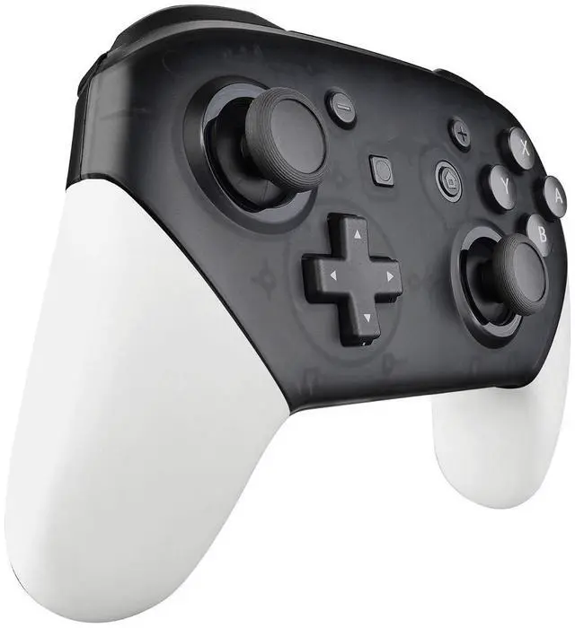 Alt view image 4 of 7 - White Replacement Handle Grips for Nintendo Switch Pro Controller, DIY Custom Hand Grip Shell for Nintendo Switch Pro - Controller NOT Included @