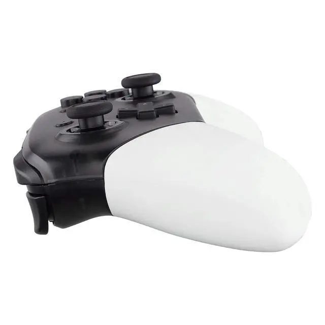 Alt view image 6 of 7 - White Replacement Handle Grips for Nintendo Switch Pro Controller, DIY Custom Hand Grip Shell for Nintendo Switch Pro - Controller NOT Included @