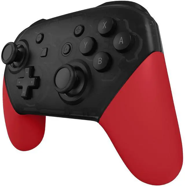Main image of Passion Red Replacement Handle Grips for Nintendo Switch Pro Controller, Soft Touch DIY Hand Grip Shell for Nintendo Switch Pro - Controller NOT Included @