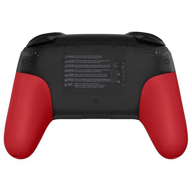 Alt view image 4 of 7 - Passion Red Replacement Handle Grips for Nintendo Switch Pro Controller, Soft Touch DIY Hand Grip Shell for Nintendo Switch Pro - Controller NOT Included @