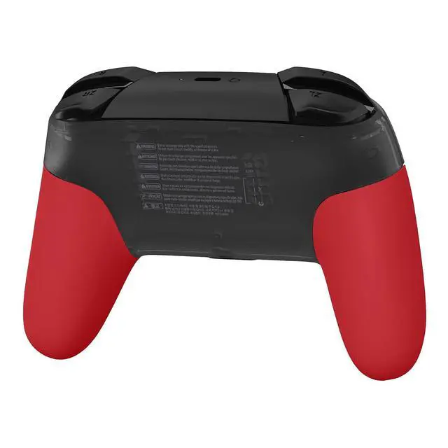 Alt view image 6 of 7 - Passion Red Replacement Handle Grips for Nintendo Switch Pro Controller, Soft Touch DIY Hand Grip Shell for Nintendo Switch Pro - Controller NOT Included @