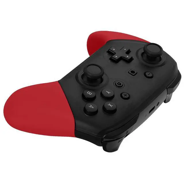 Alt view image 7 of 7 - Passion Red Replacement Handle Grips for Nintendo Switch Pro Controller, Soft Touch DIY Hand Grip Shell for Nintendo Switch Pro - Controller NOT Included @