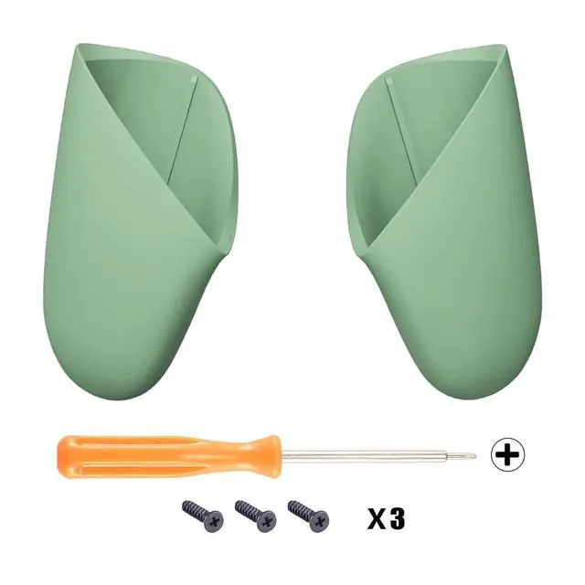 Alt view image 2 of 7 - Matcha Green Replacement Handle Grips for Nintendo Switch Pro Controller, DIY Custom Hand Grip Shell for Nintendo Switch Pro - Controller NOT Included @