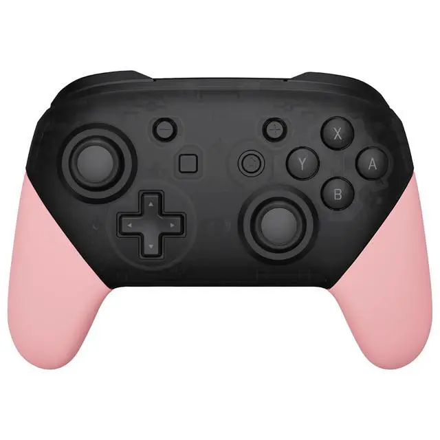 Alt view image 3 of 7 - Puffy Pink Replacement Handle Grips for Nintendo Switch Pro Controller, DIY Custom Hand Grip Shell for Nintendo Switch Pro - Controller NOT Included @