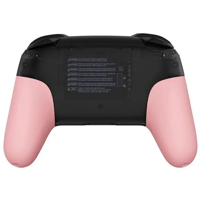 Alt view image 4 of 7 - Puffy Pink Replacement Handle Grips for Nintendo Switch Pro Controller, DIY Custom Hand Grip Shell for Nintendo Switch Pro - Controller NOT Included @