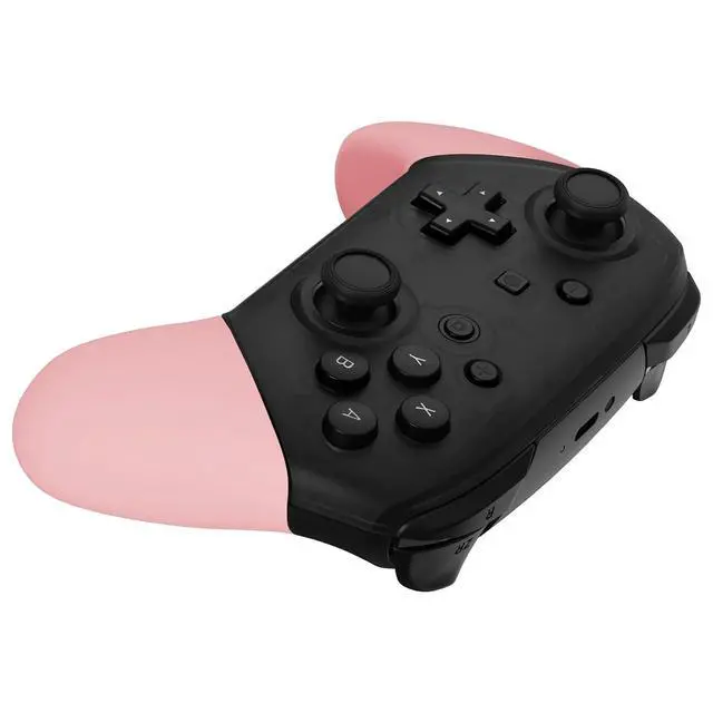 Alt view image 7 of 7 - Puffy Pink Replacement Handle Grips for Nintendo Switch Pro Controller, DIY Custom Hand Grip Shell for Nintendo Switch Pro - Controller NOT Included @