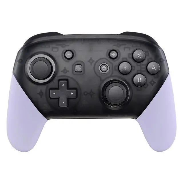 Alt view image 3 of 7 - Light Violet Replacement Handle Grips for Nintendo Switch Pro Controller, DIY Custom Hand Grip Shell for Nintendo Switch Pro - Controller NOT Included @