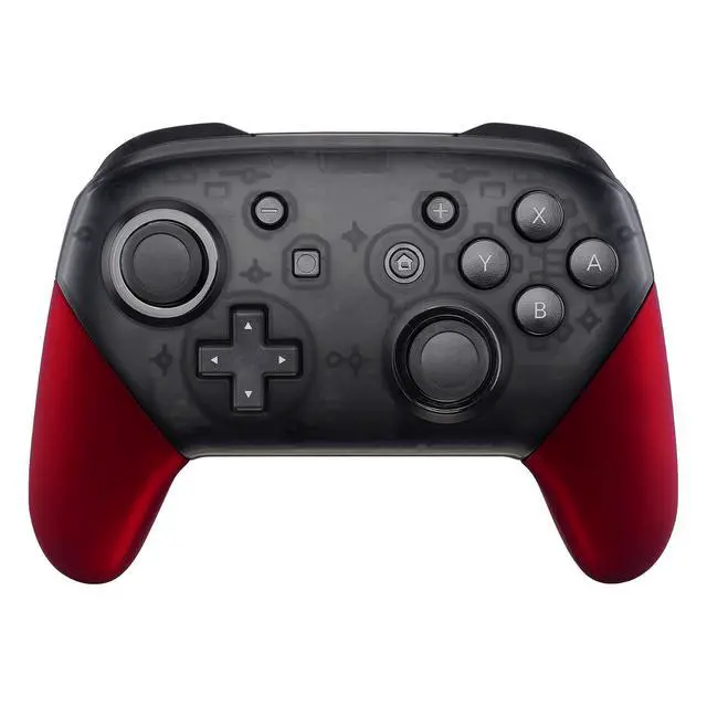 Alt view image 3 of 7 - Red Replacement Handle Grips for Nintendo Switch Pro Controller, Soft Touch DIY Hand Grip Shell for Nintendo Switch Pro - Controller NOT Included @