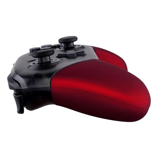 Alt view image 6 of 7 - Red Replacement Handle Grips for Nintendo Switch Pro Controller, Soft Touch DIY Hand Grip Shell for Nintendo Switch Pro - Controller NOT Included @