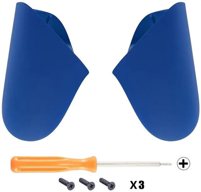 Alt view image 2 of 7 - Blue Replacement Handle Grips for Nintendo Switch Pro Controller, Soft Touch DIY Hand Grip Shell for Nintendo Switch Pro - Controller NOT Included @