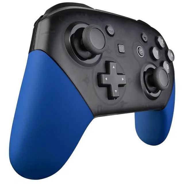 Alt view image 4 of 7 - Blue Replacement Handle Grips for Nintendo Switch Pro Controller, Soft Touch DIY Hand Grip Shell for Nintendo Switch Pro - Controller NOT Included @