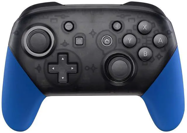 Alt view image 3 of 7 - Blue Replacement Handle Grips for Nintendo Switch Pro Controller, Soft Touch DIY Hand Grip Shell for Nintendo Switch Pro - Controller NOT Included @