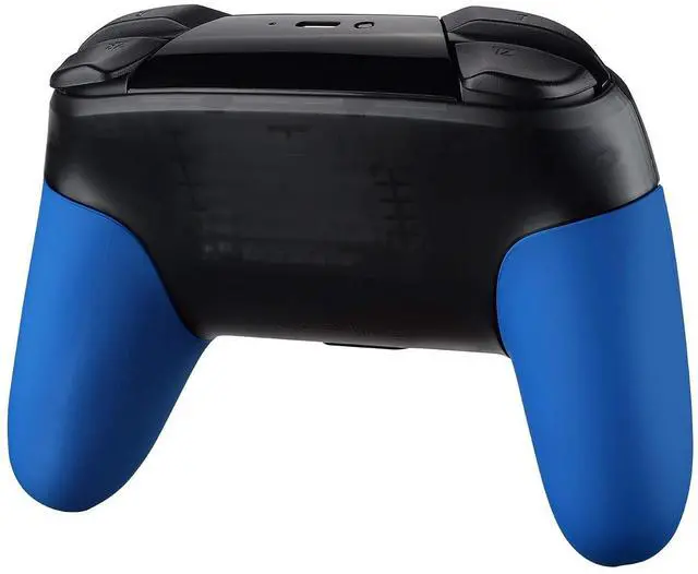 Alt view image 5 of 7 - Blue Replacement Handle Grips for Nintendo Switch Pro Controller, Soft Touch DIY Hand Grip Shell for Nintendo Switch Pro - Controller NOT Included @