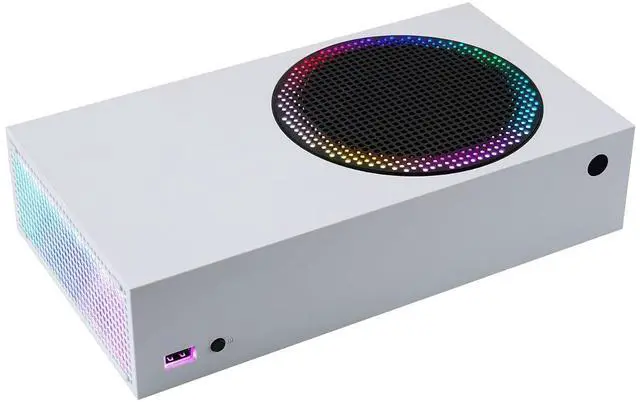 Main image of RGB LED Light Strip for Xbox Series S Console Fan Vent, 39 Effects Multi Color Changing Flexible Tape Light Strip Kit for Xbox Series S Console with IR Remote, DIY Decoration Accessories @