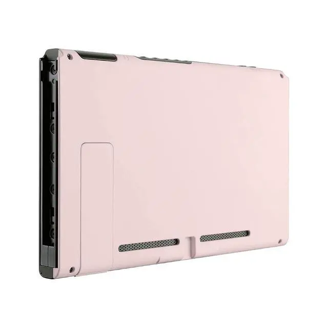 Alt view image 5 of 7 - Cherry Blossoms Pink Soft Touch Grip Faceplate Backplate DIY Replacement Housing Shell Case for Nintendo Switch Console with Kickstand JoyCon Console NOT Included @