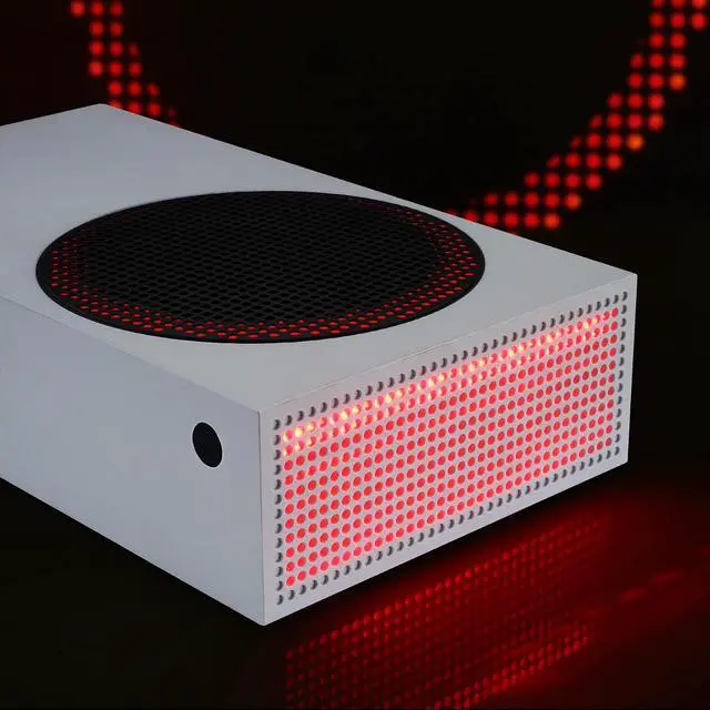 Alt view image 7 of 7 - RGB LED Light Strip for Xbox Series S Console Fan Vent, 39 Effects Multi Color Changing Flexible Tape Light Strip Kit for Xbox Series S Console with IR Remote, DIY Decoration Accessories @